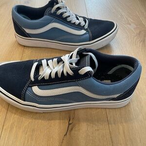 Vans Old Skool Suede / Canvas ComfyCush Men's Blue Sneakers Size 9
